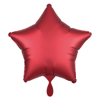 Folienballon Satin Rot 43cm